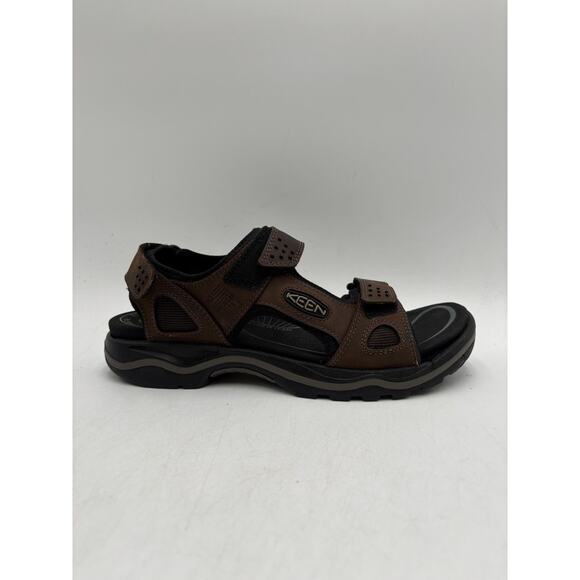 KEEN Rialto 3 Point DARK EARTH 1016643 Men's NEW Sandals Brown US Size 8 NIB - Picture 4 of 11